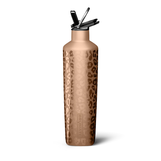 ReHydration Bottle - Gold Leopard