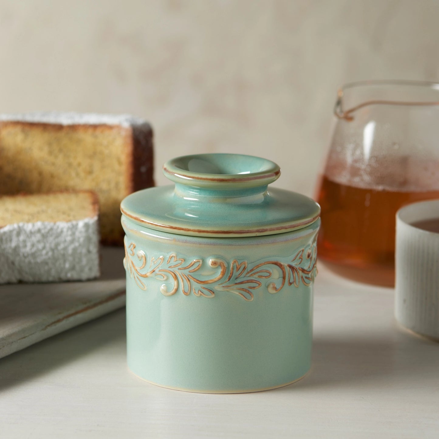 The Original Butter Bell Crock - Antique Sea Spray