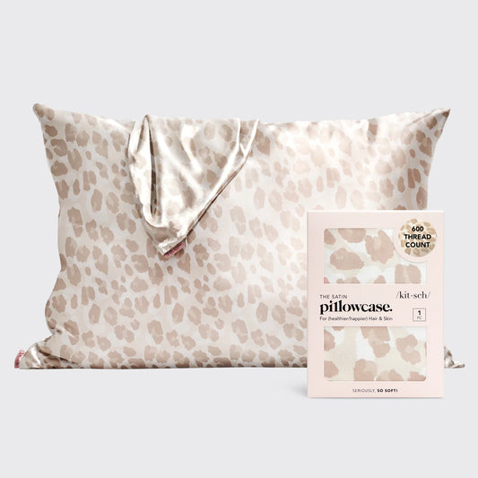 Standard Satin Pillowcase - Leopard