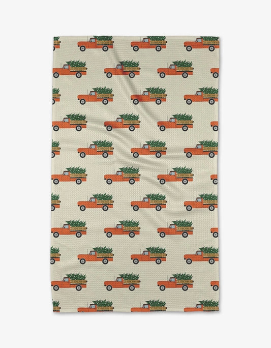 Christmas Ride Tea Towel
