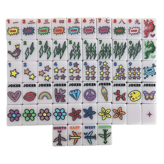 Bespoke x Corey Paige Color Crush Mahjong Tiles - Powder Pink