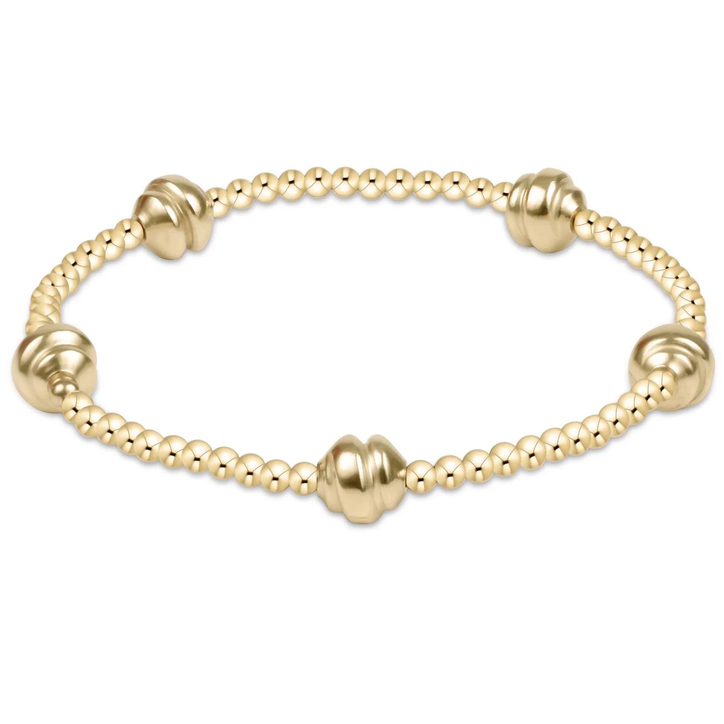 Gold Admire 2.5mm Bead Bracelet