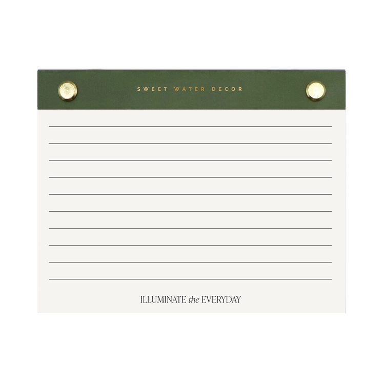 Green Rivet Basic Notepad