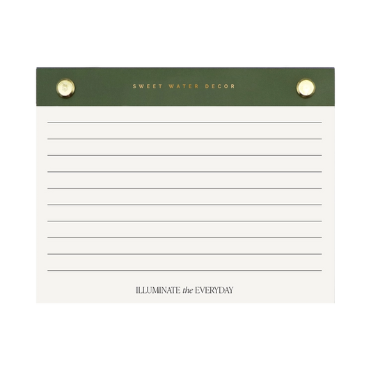 Green Rivet Basic Notepad
