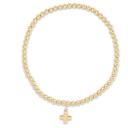 Signature Cross 3mm Charm Bracelet - Egirl