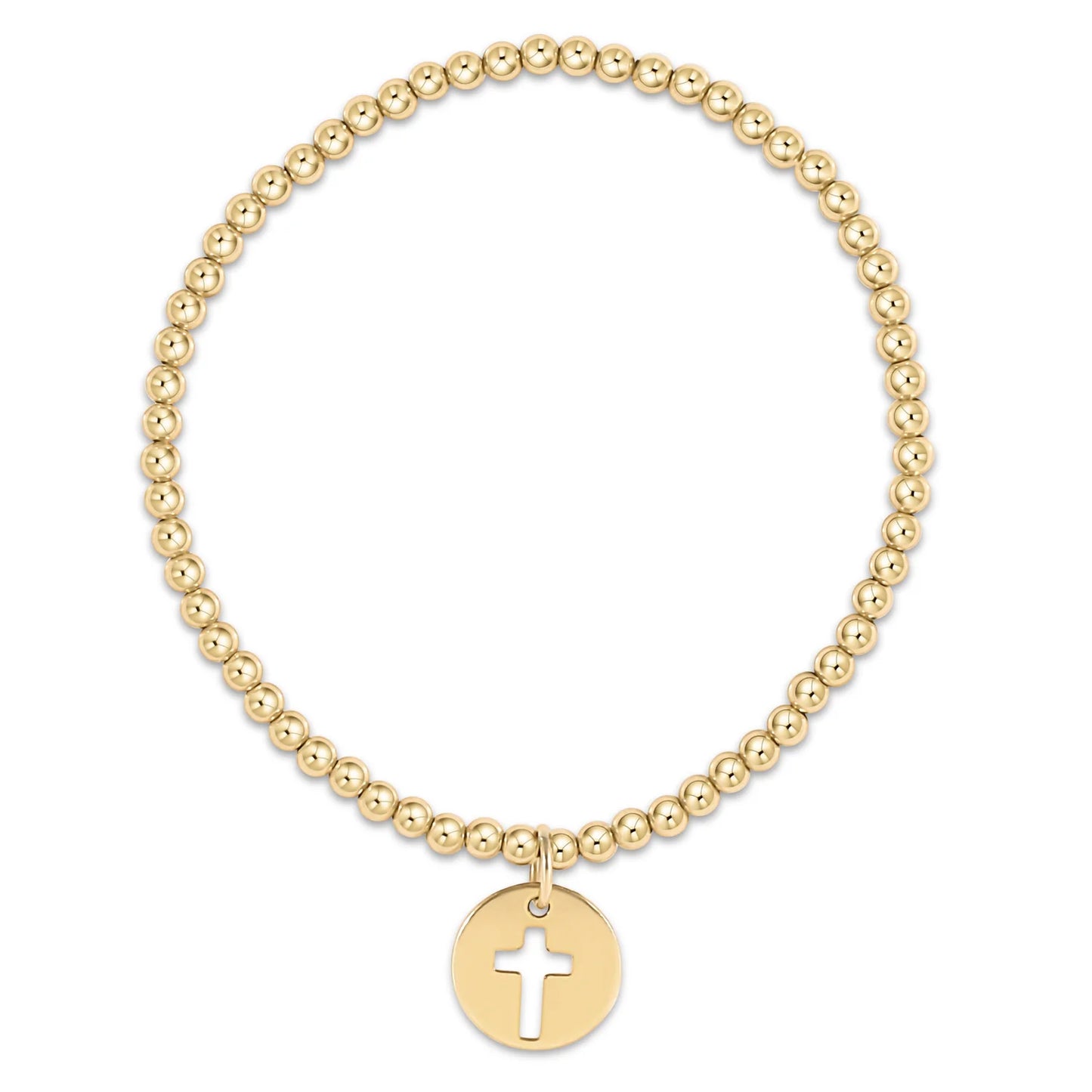 Classic Blessed Disc 3mm Charm Bracelet - Egirl