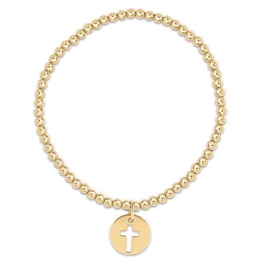 Classic Blessed Disc 3mm Charm Bracelet - Egirl