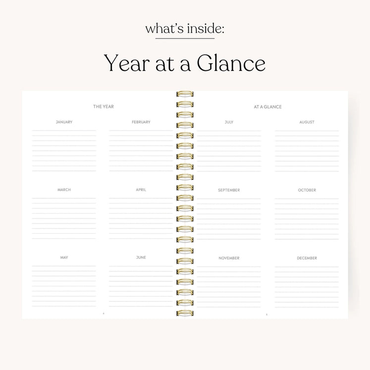 Sunny Poppies 2026 Yearly Planner