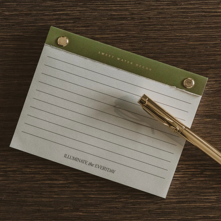 Green Rivet Basic Notepad