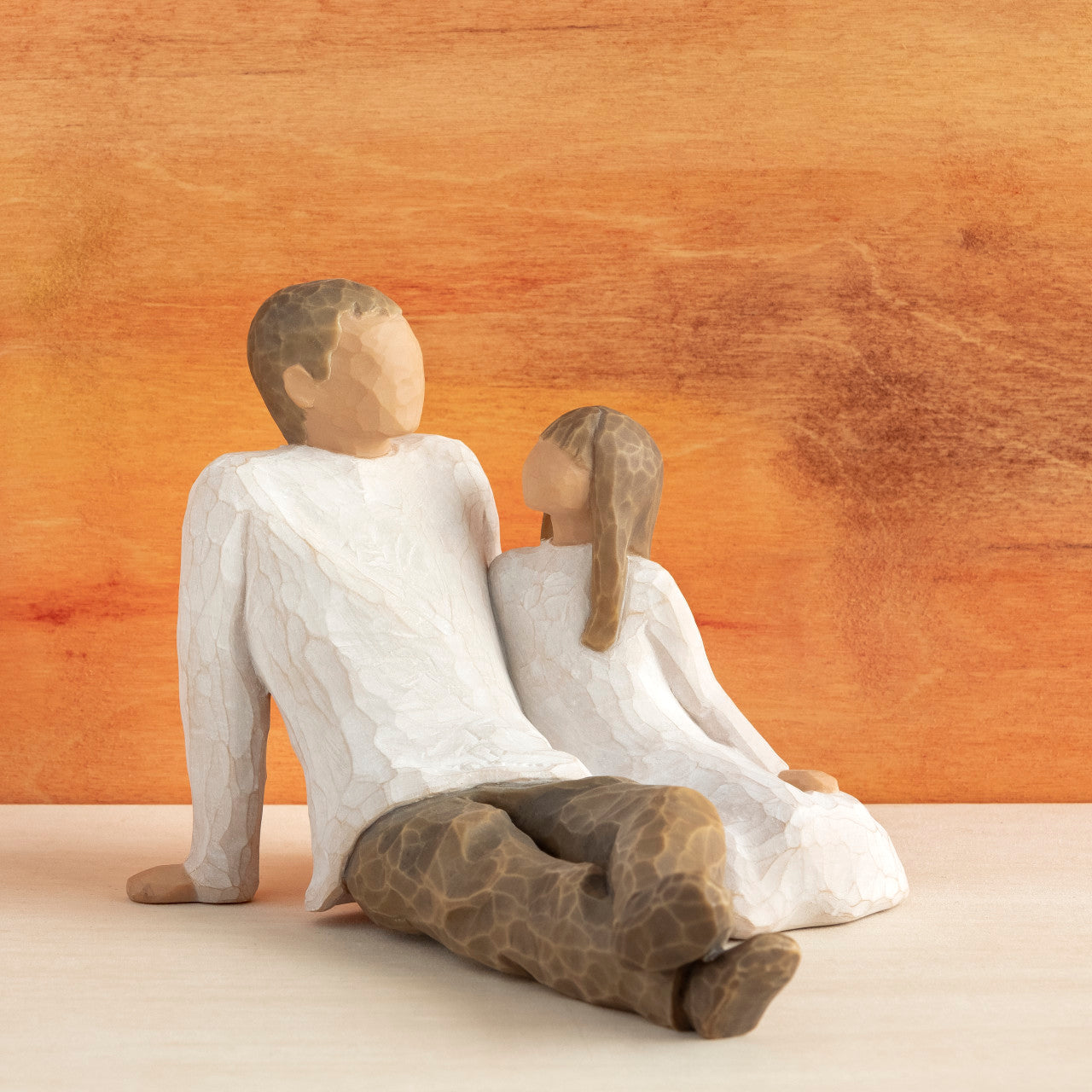 Father and Daughter Figurine