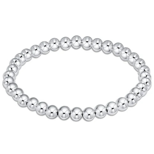 Classic Sterling Silver Bead Bracelet - Extends