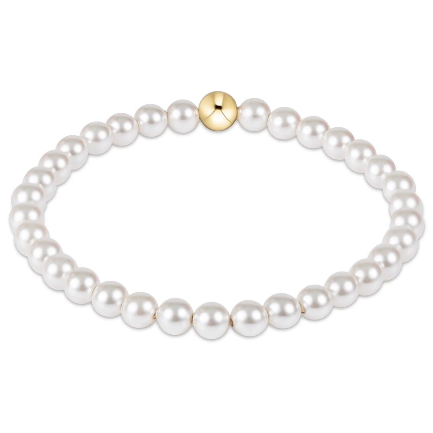 Classic Pearl Bead Bracelet - Extends