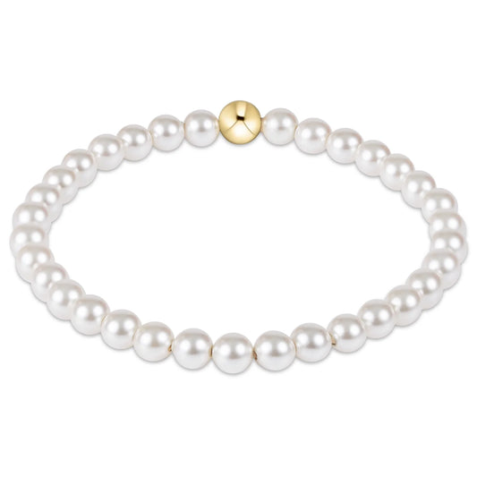 Classic Pearl Bead Bracelet - Extends