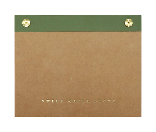 Green Rivet Basic Notepad