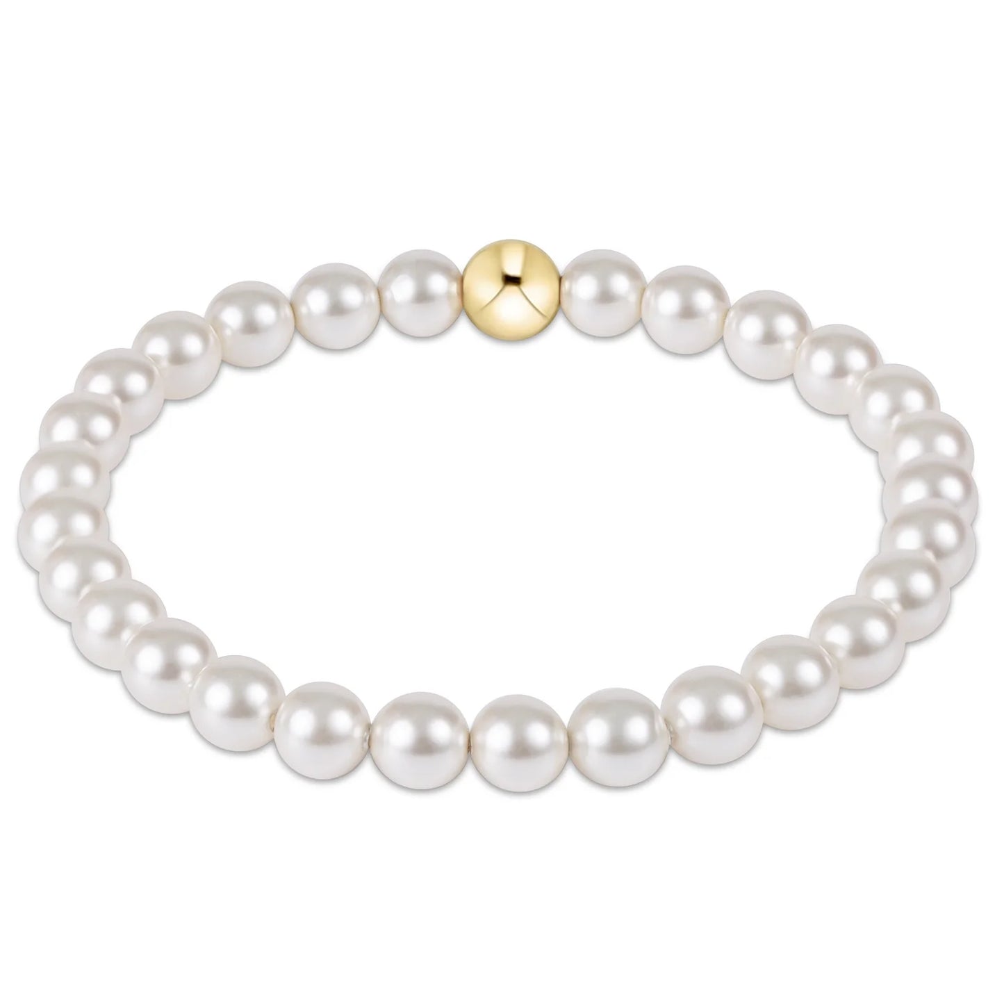 Classic Pearl Bead Bracelet - Extends