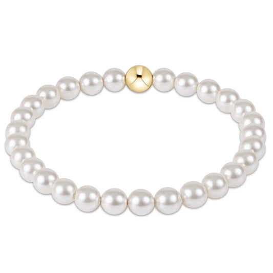 Classic Pearl Bead Bracelet - Extends