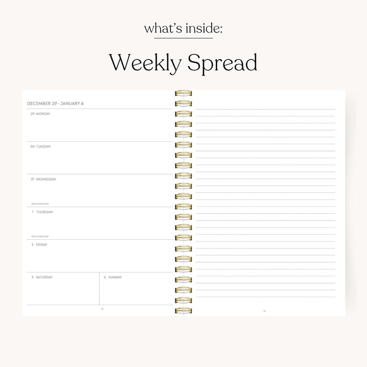 Sunny Poppies 2026 Yearly Planner