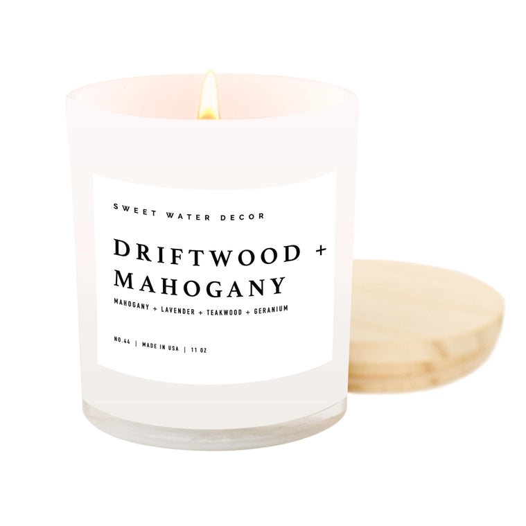 Driftwood and Mahogany Soy Candle