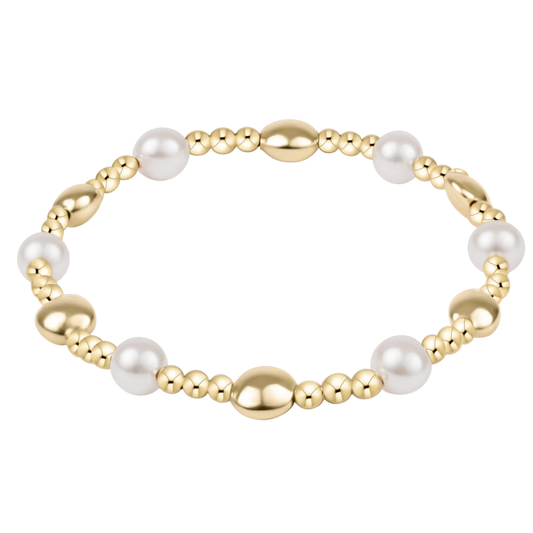 Honesty Sincerity Pearl 6mm Bracelet - Extends
