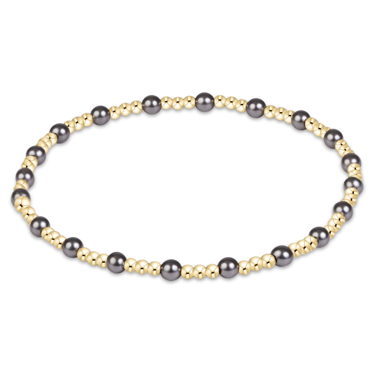 Sincerity Pearl Dark Grey Bracelet