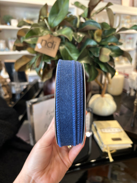 Paper Felt Blue Ribbon