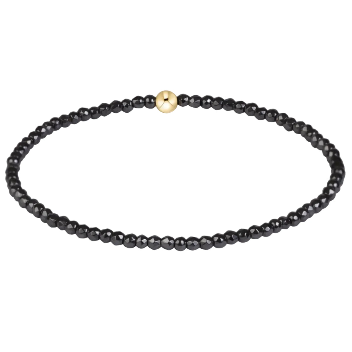 Classic Faceted Hematite Bracelet
