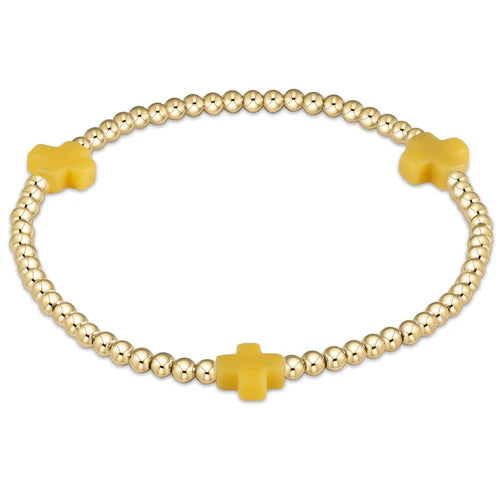 Signature Cross Bead Bracelet - Egirl