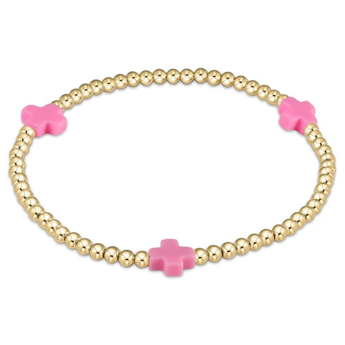 Signature Cross Bead Bracelet - Egirl