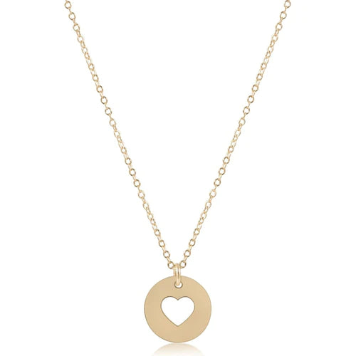 16" Love Disc Necklace