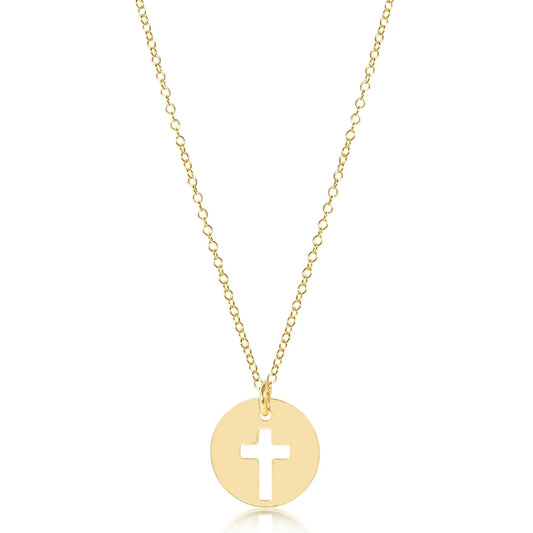 16" Blessed Disc Necklace