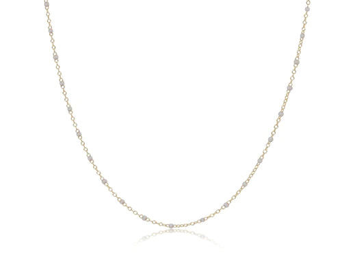 Simplicity Choker Chain - 2mm Pearl