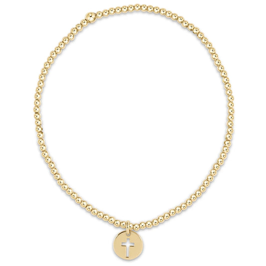 Classic Blessed Disc 2mm Charm Bracelet - Egirl