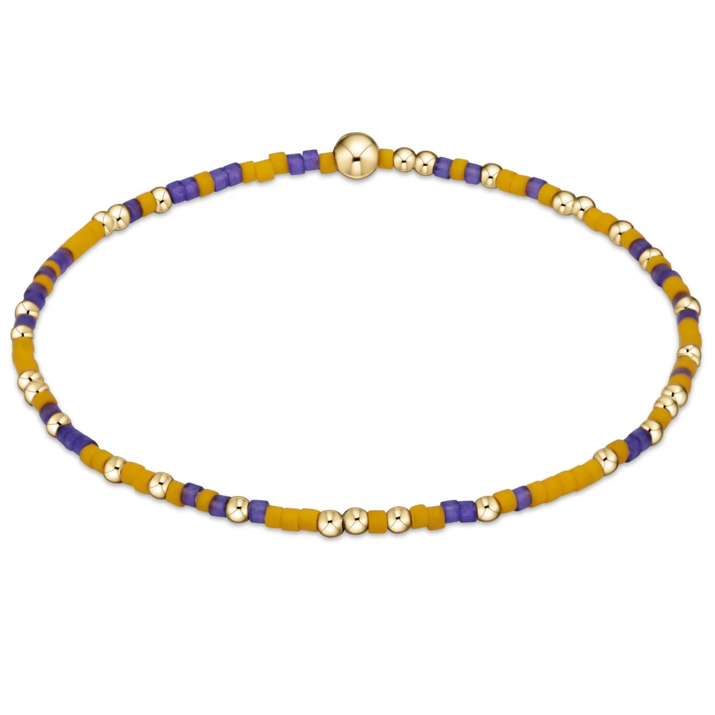 Hope Unwritten Bracelet - Purple & Yellow