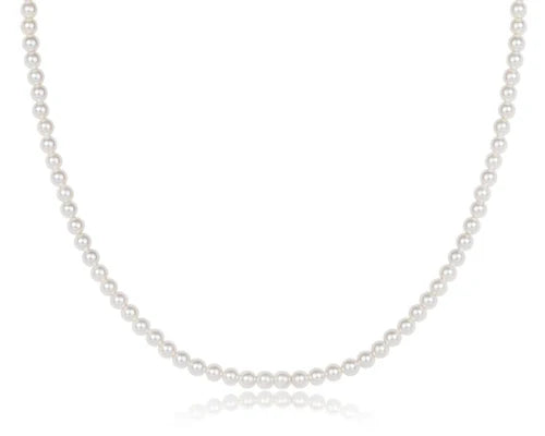 Classic Choker Pearl Necklace - 3mm