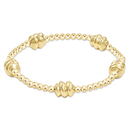 Gold Admire 3mm Bead Bracelet