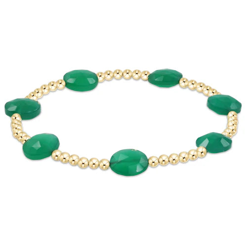 Admire Gold Bead Bracelet - Gemstone