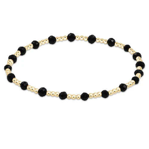 Gold Sincerity Bead Bracelet - Gemstone