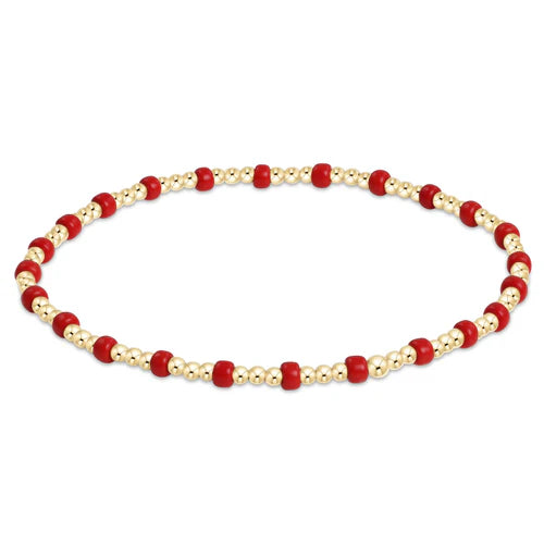 Hope Sincerity Bracelet - Bright Red