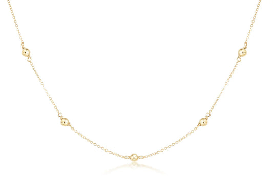 Simplicity Chain Choker - 4mm Gold