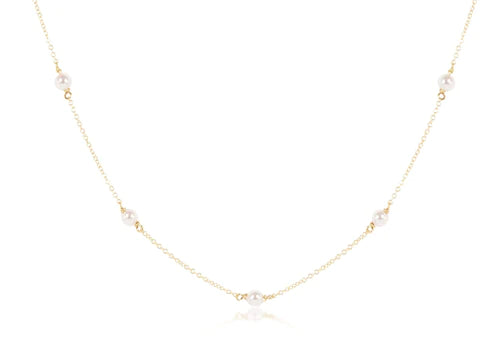 Simplicity Chain Choker - Pearl