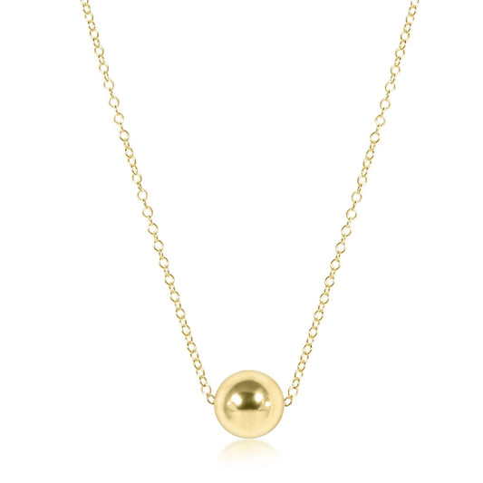 16" Gold Ball Necklace