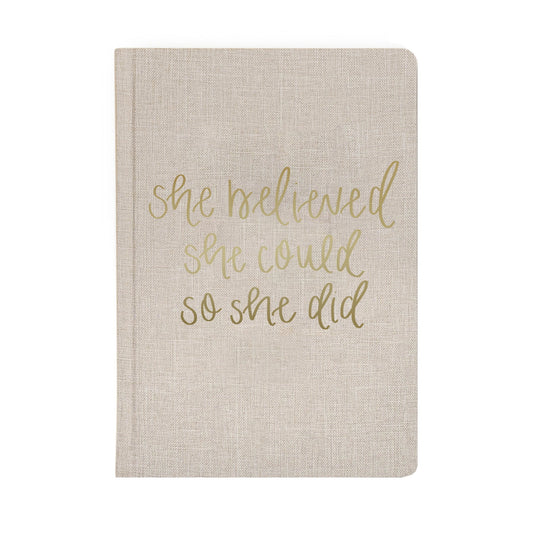 Fabric Journal: She Believed She Could So She Did