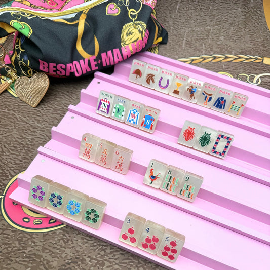 Year of the Horse Mahjong Tiles - Pearl Cream