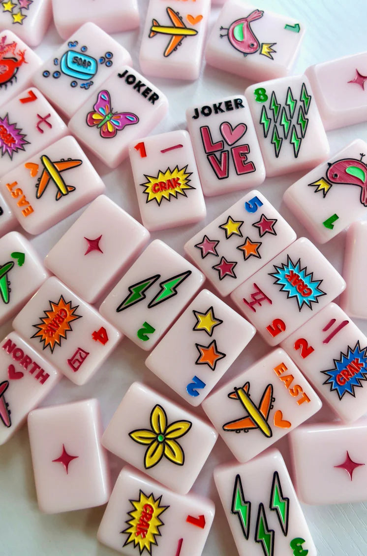 Bespoke x Corey Paige Color Crush Mahjong Tiles - Powder Pink