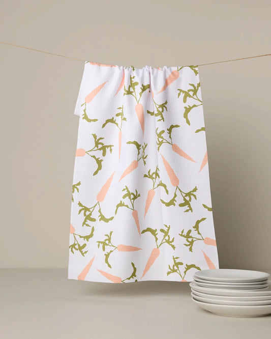 Carrot Toss Tea Towel