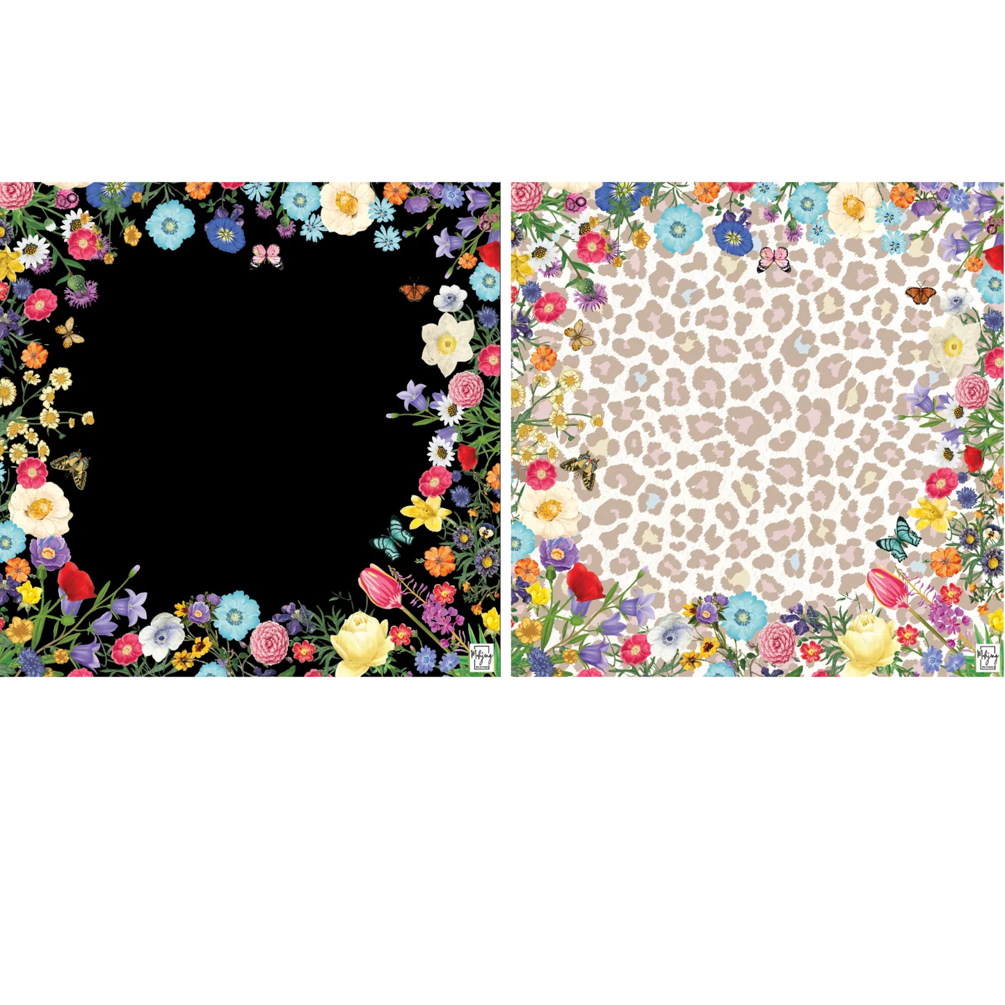 Double - Sided Mat | Double the Fun/Floral Mat