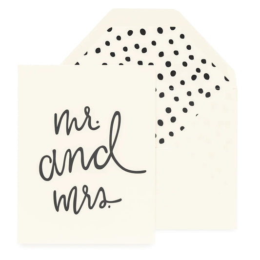 Playful Mr. and Mrs. Greeting Card
