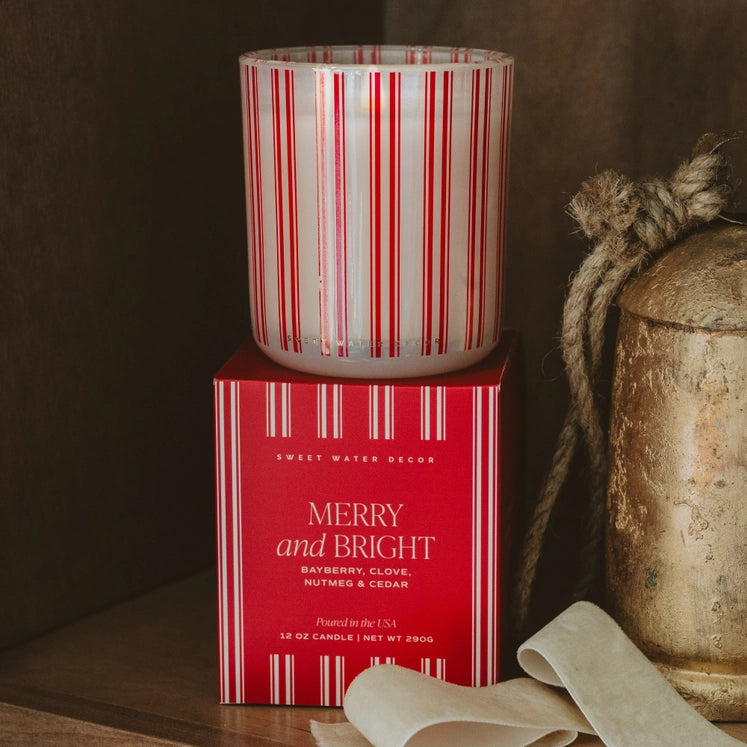 Merry and Bright Boxed Candle