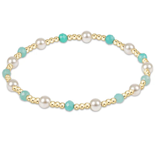 Pearl Sincerity Bead Bracelet - Gemstone
