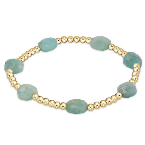 Admire Gold Bead Bracelet - Gemstone
